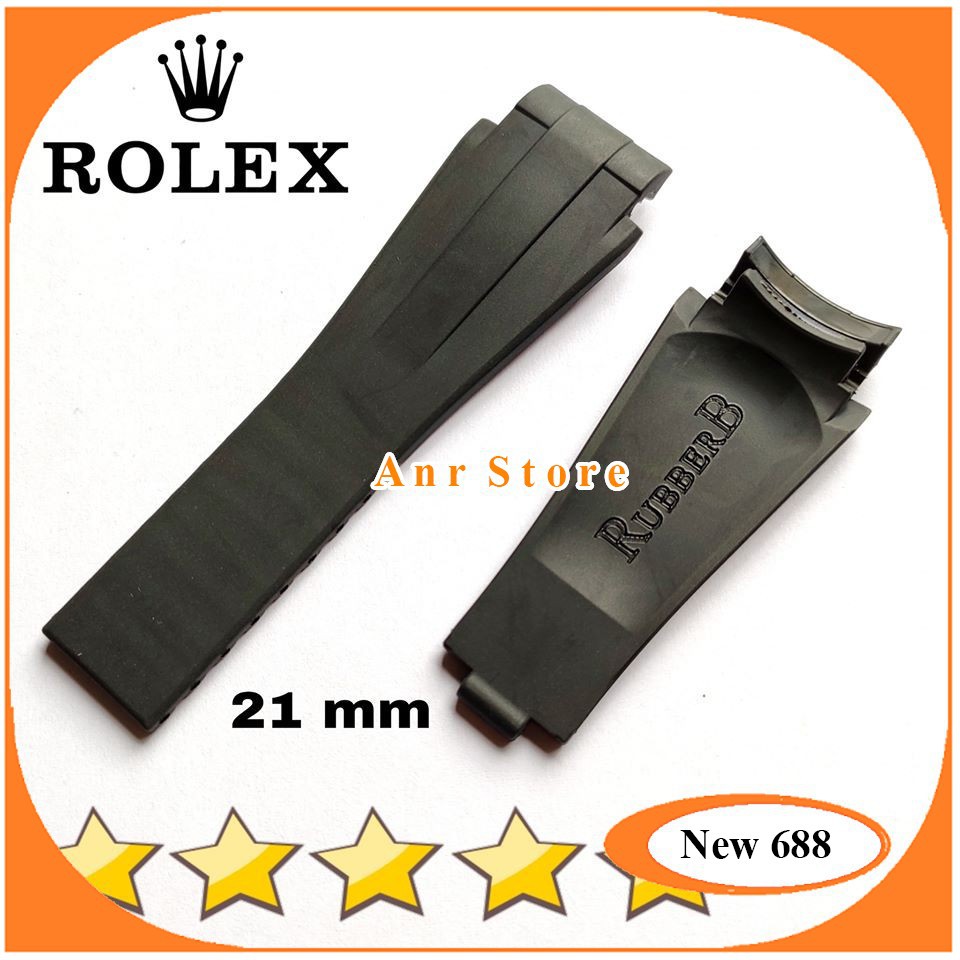 Tali Jam Tangan Rolex Deepsea 21 mm Rubber B Waterproff