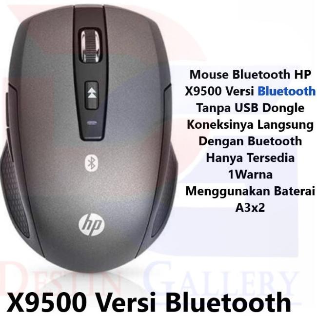 ☎ Mouse Bluetooth HP X9500 Bluetooth Version 1600DPI / Mouse Bluetooth - X9500 BLUETOOTH ✬
