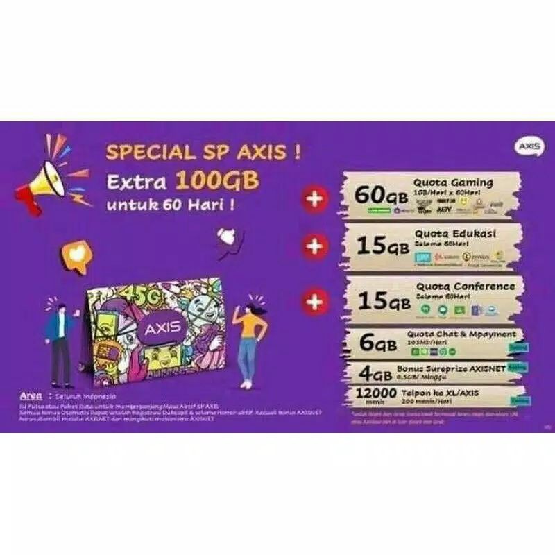 kartu axis 100GB kartu perdana viral murah