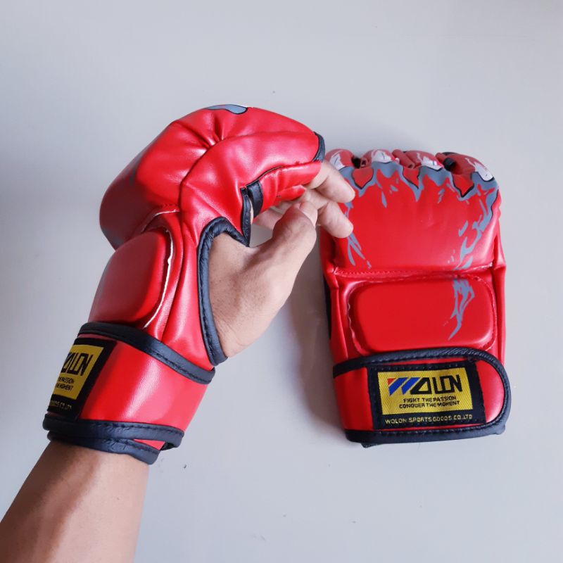 Wolon Gloves MMA Dewasa Sarung Tangan Tinju Boxing Glove UFC Muay Thai