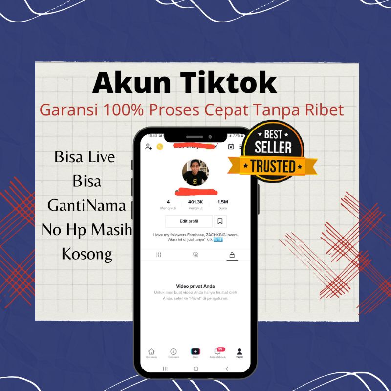 akun tiktok fyp akun tiktok real Followers akun tiktok garansi akun tiktok aktif akun tiktok