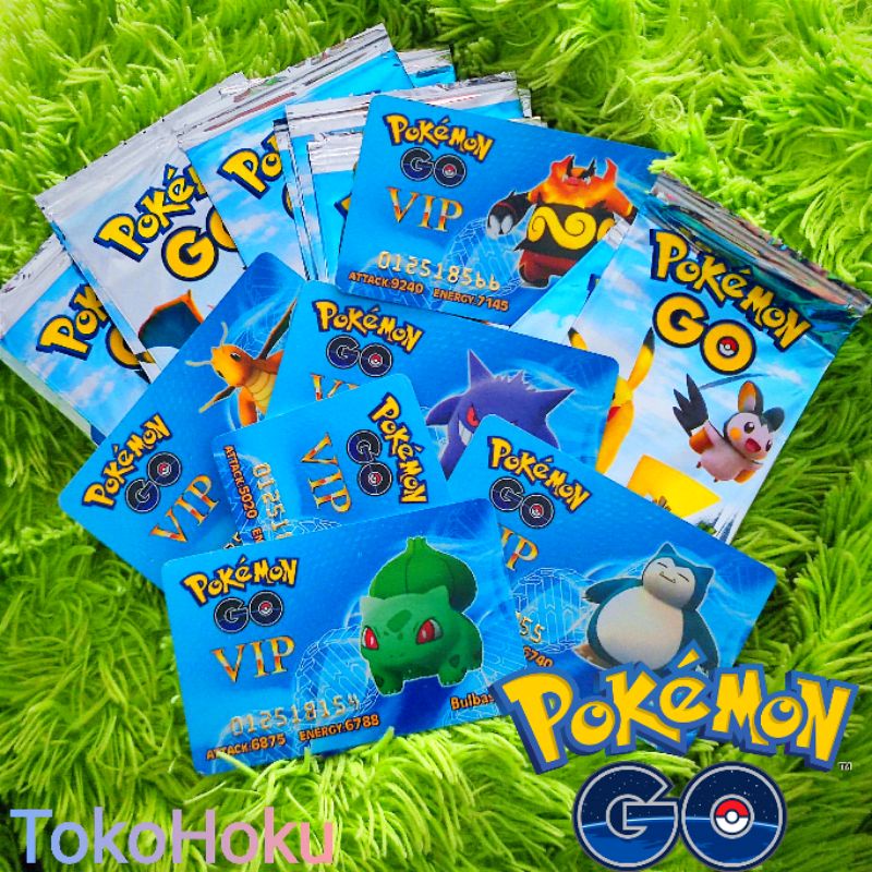 Kartu Pokemon Go VIP Trading Card Game Murah Foil TCG