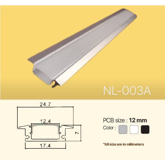 LED Stripe Cover Frame Lampu