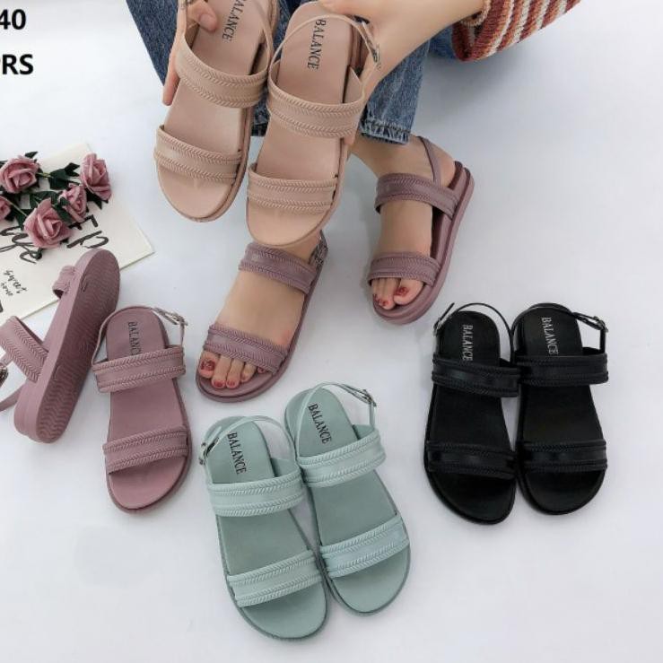 ♡ Selop Sandal Ban Dua Motif Balance 6688 ♗