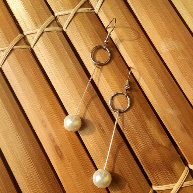 Anting Fashion Juntai Mutiara | Earring Hijab Simple