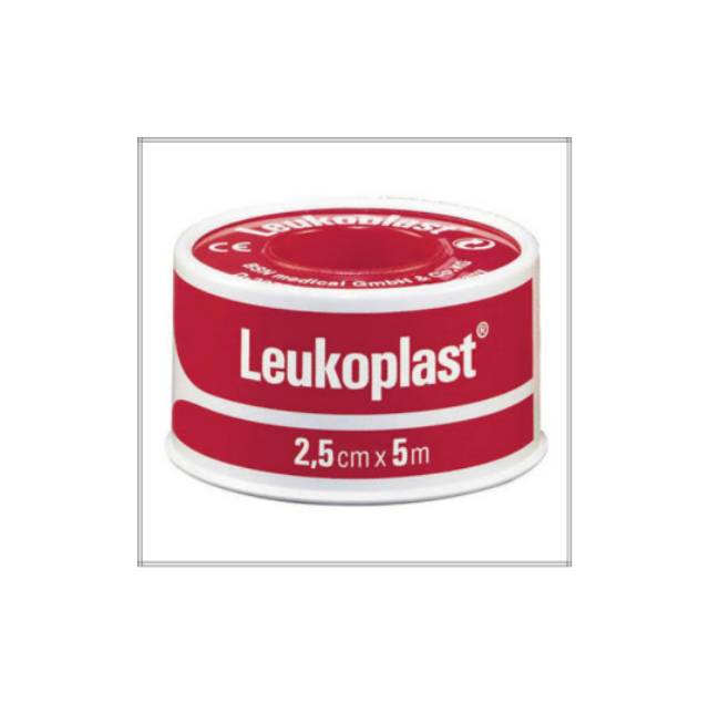 Leukoplast 2,5 Cm X 4.5 M. 7,5 Cm X 4.5 M, 1,25 Cm X 4.5 M Plester Rol Kain