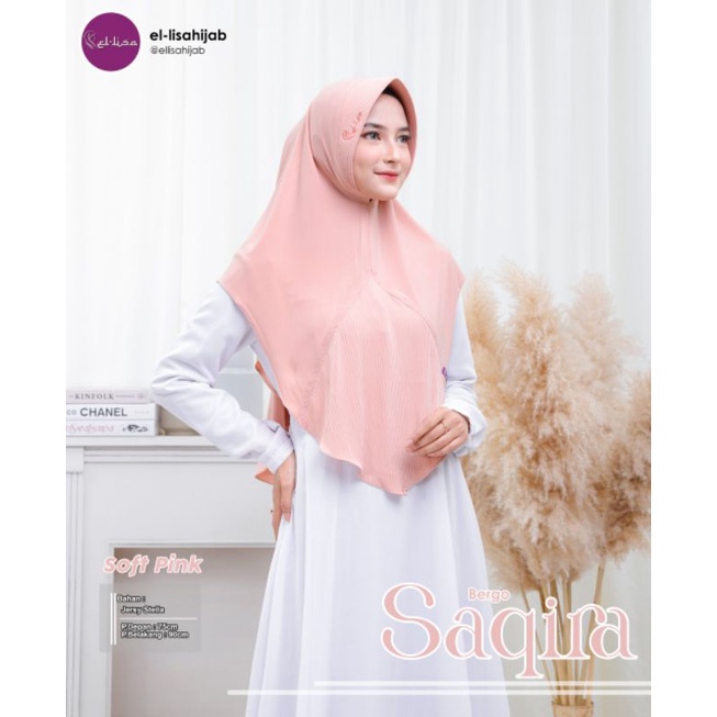 ellisa hijab bergo saqira