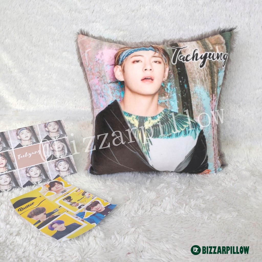 Bizzarpillow Bantal Foto Custom Fullprint Rasfur 40x40cm BZ036