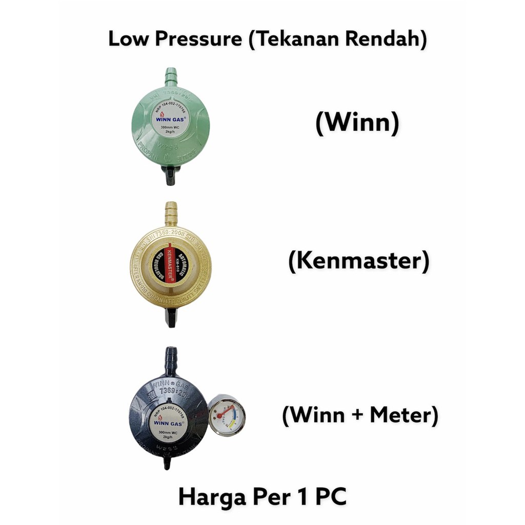 Regulator Low Pressure | Kepala Gas Tekanan Rendah | Kosangas Meter | Material Mart