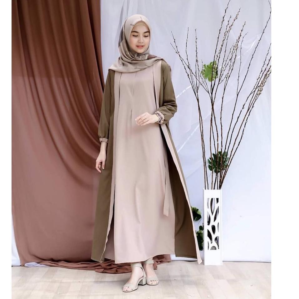 ♣ WIRASHA MAXI - promo cuci gudang /  baju murah / gamis muslim ♦