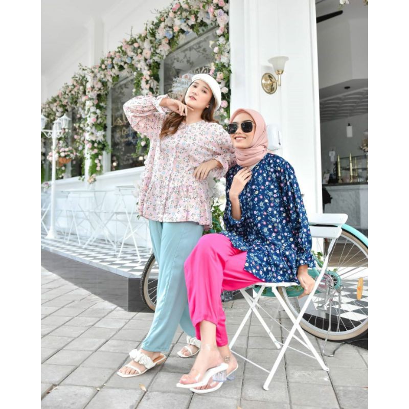 PAKAIAN WANITA - MELIA ONESET - SETELAN WANITA - SET CELANA - PAKAIAN TERLARIS - BAJU TIDUR