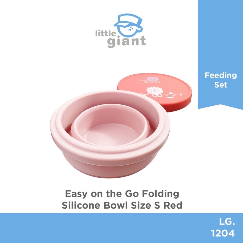 Little Giant Easy on the Go silicone Bowl L - Mangkok bayi