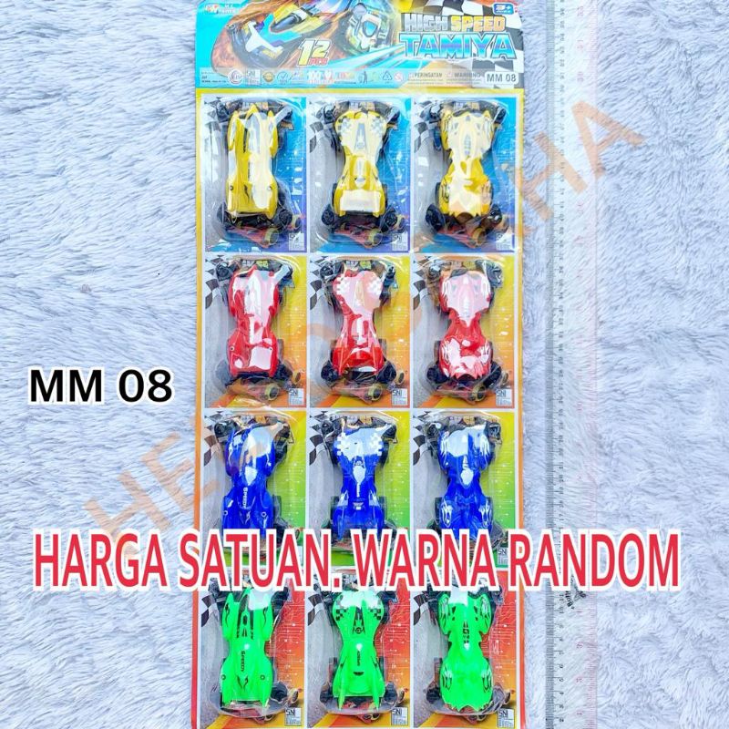 MAINAN MM 08 SATUAN ECERAN ECER HIGH SPEED TAMIYA MOBIL MOBILAN BALAP BALAPAN RACE RACING PEMBALAP M