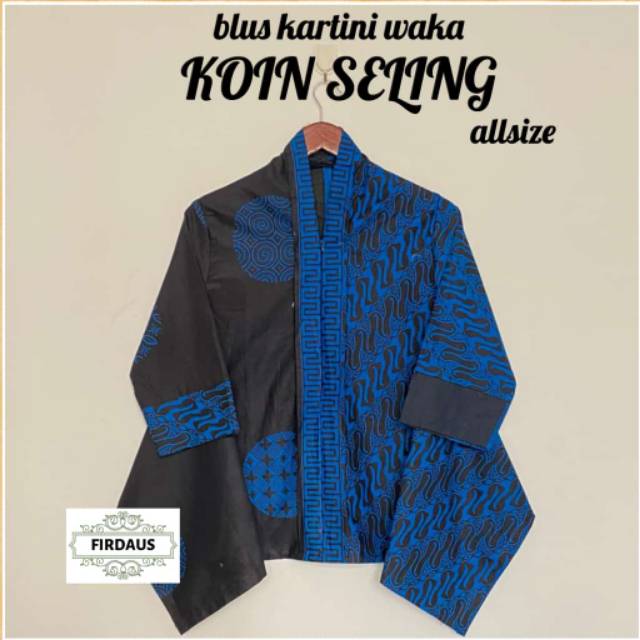 Blus kartini waka parang batik modern