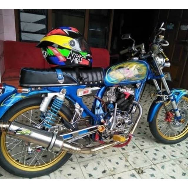 Knalpot CB GL Herex Tiger JRM Muffler