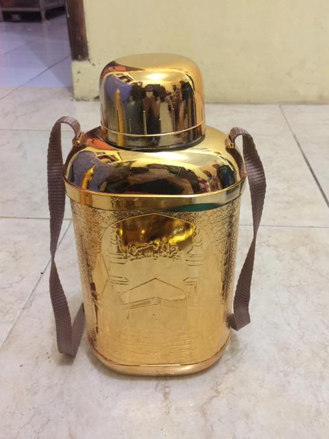 Termos Arab Air Zamzam 1 Liter Warna Emas