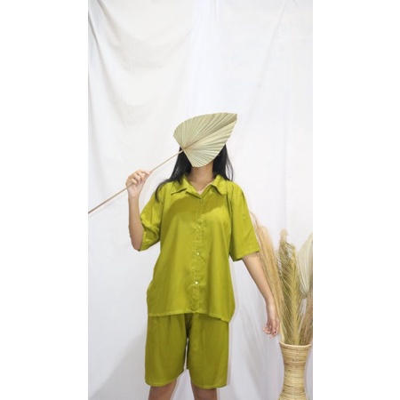 PIYAMA RAYON JUMBO/BAJU TIDUR WANITA/BABY DOLL/PIYAMA WANITA/PIYAMA CELANA PENDEK/BAJU TIDUR CELANA 