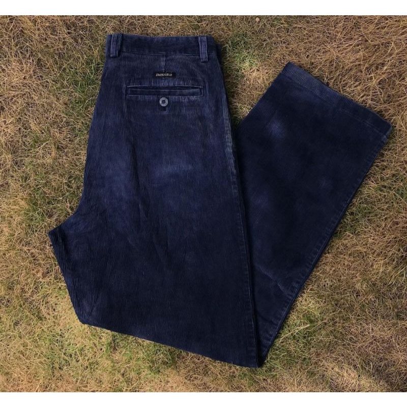 curduroy pants royal blue by jackfield