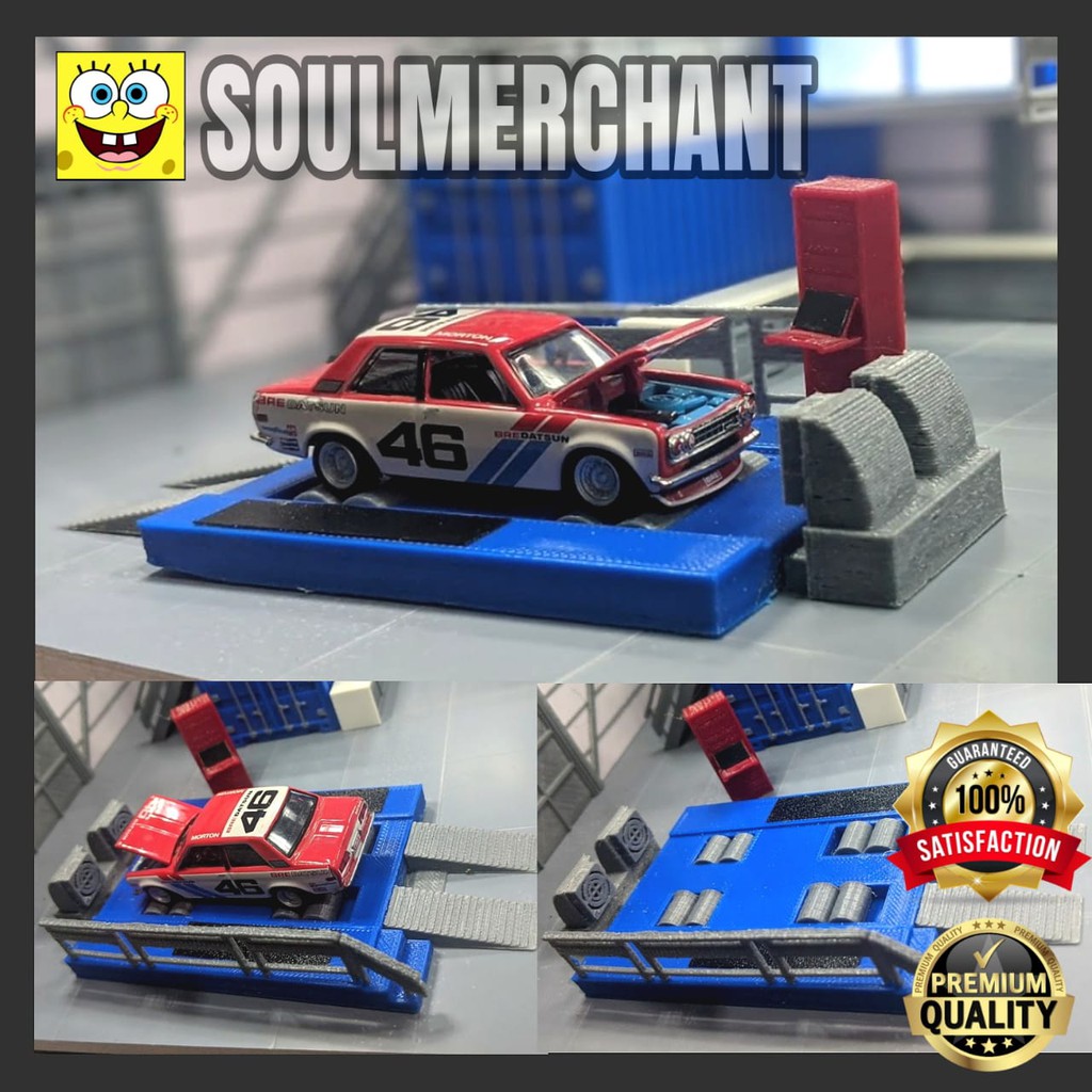 Aksesories Diorama Diecast Hot Wheels Dyno Test