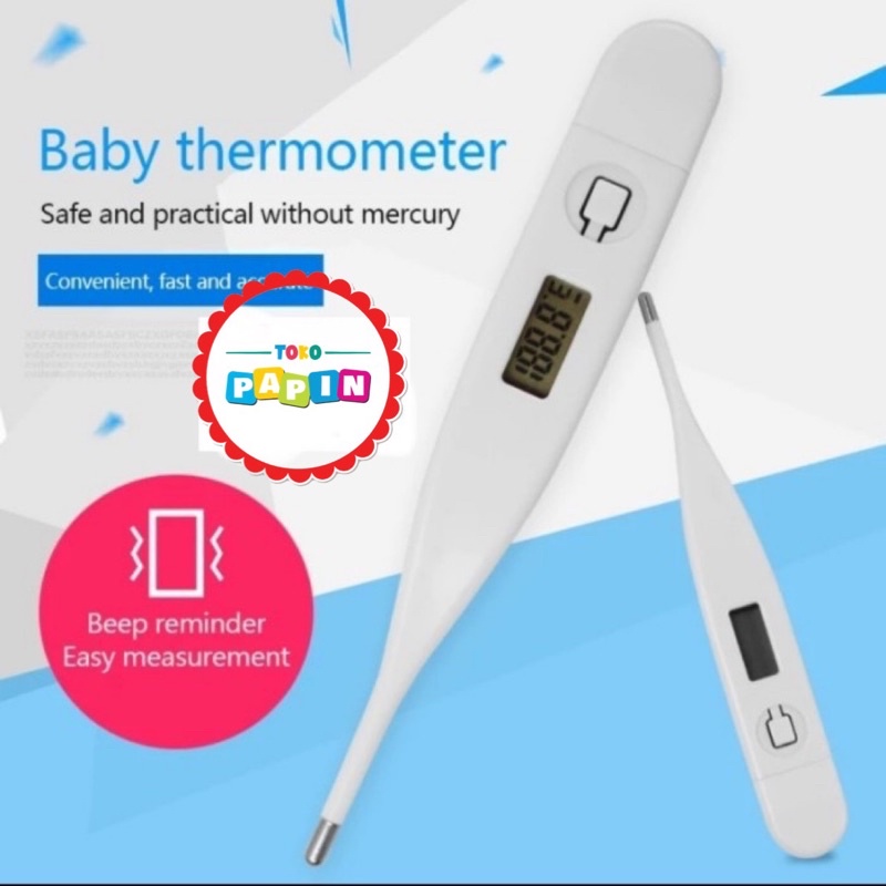 TokoPapin Termometer Digital Bayi Thermometer Pengukur Suhu Ketiak Anak Bayi