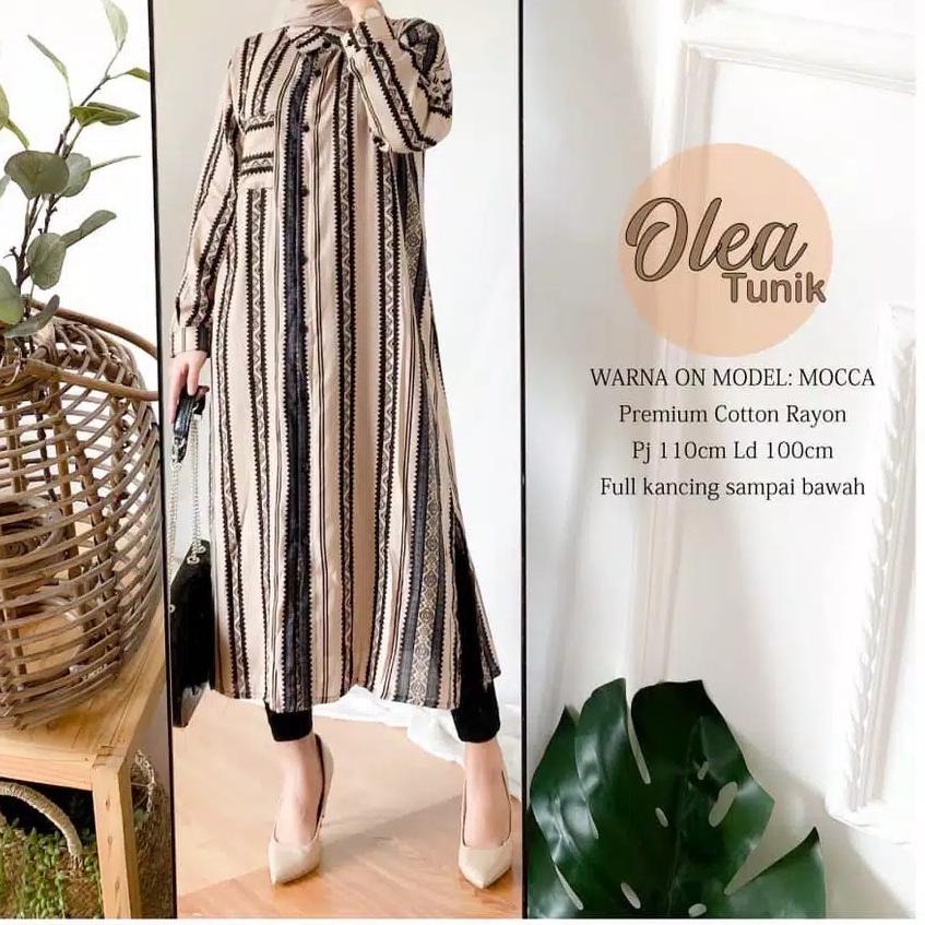 ☀ osela chati long tunik motif viscose ♕