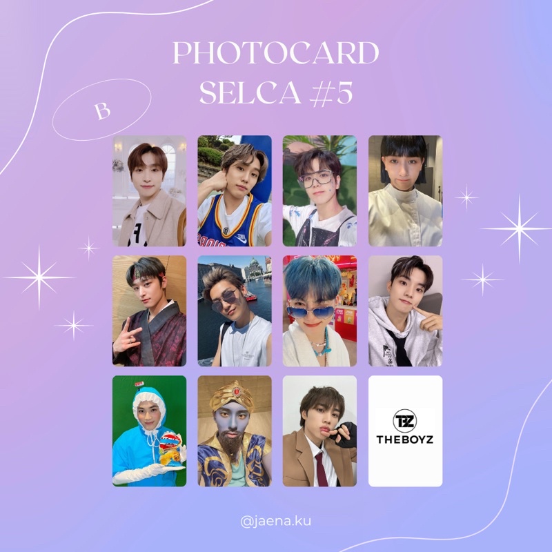 [THE BOYZ] PHOTOCARD SELCA #5 THE BOYZ ‼️BACA DESKRIPSI‼️