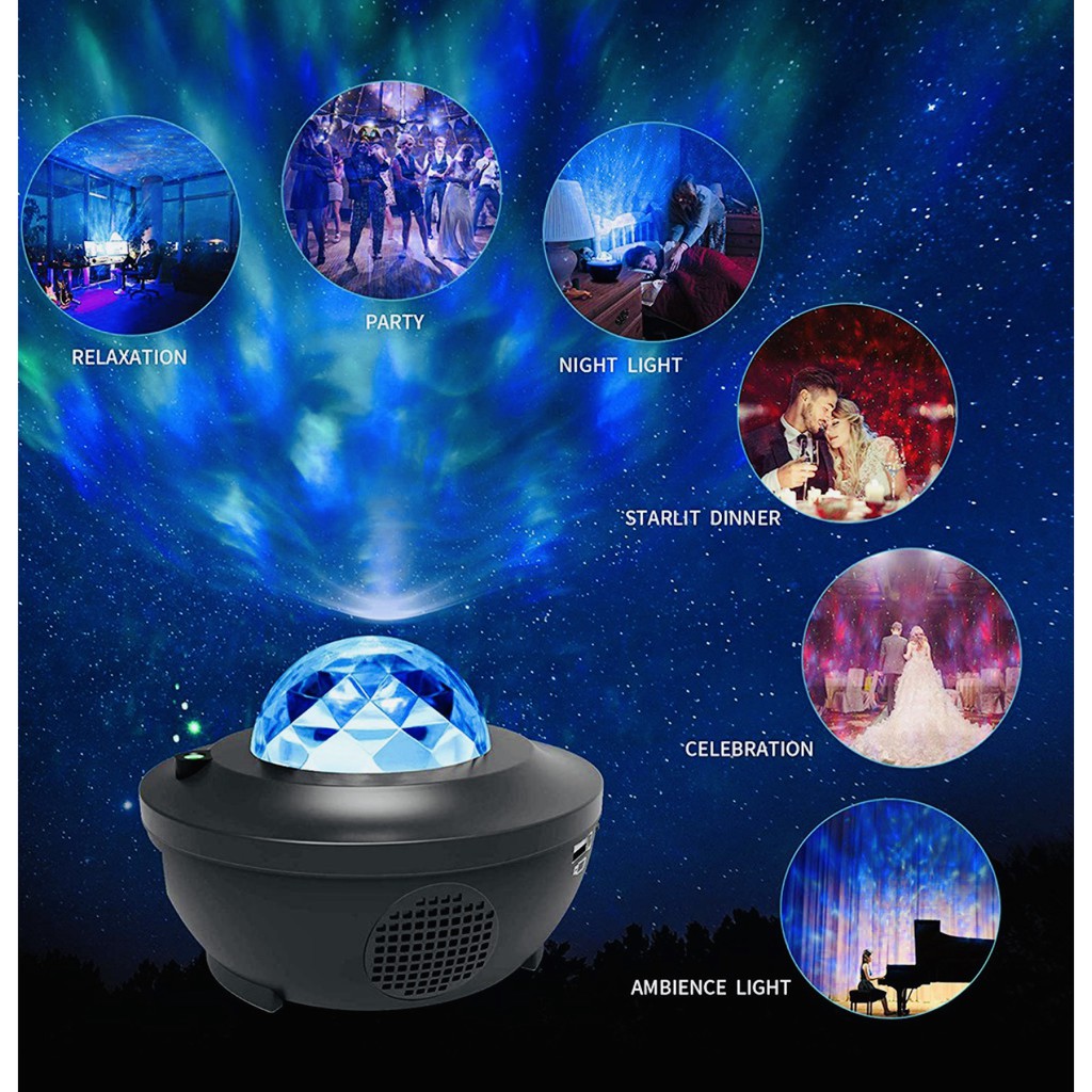 Lampu Galaxy Projector / Starlight Projector /Lampu Galaksi Proyektor Langit Malam/Starry Projector