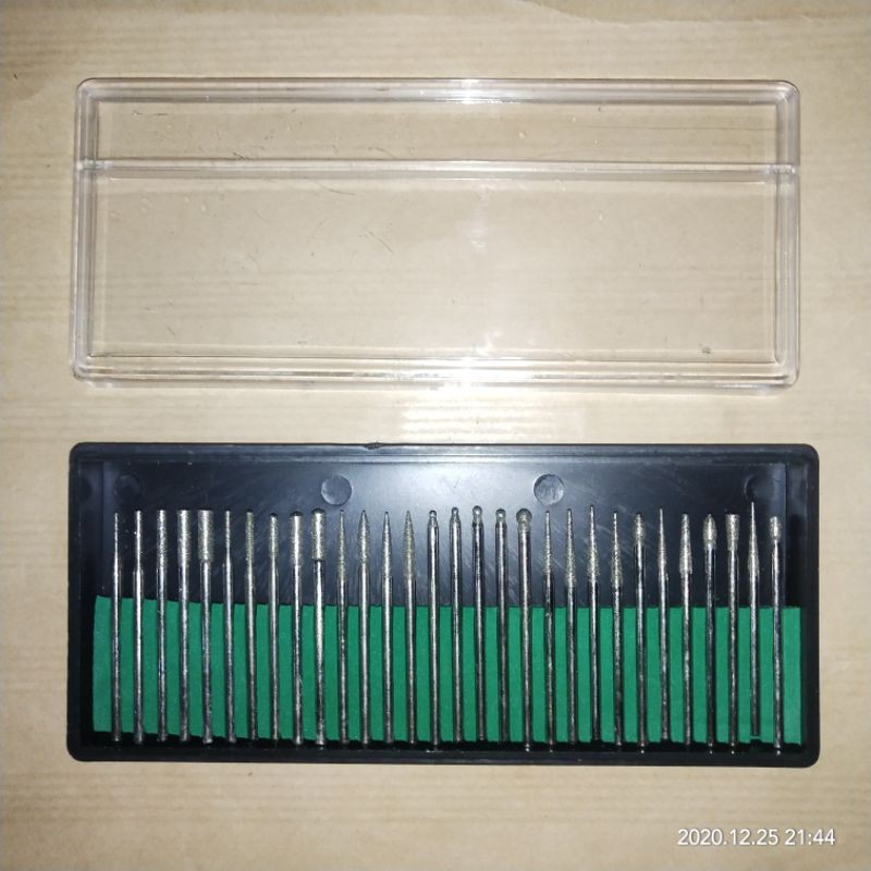 Set Mata Bor Batu Akik Atau Emban Ring Cincin Diameter 3mm