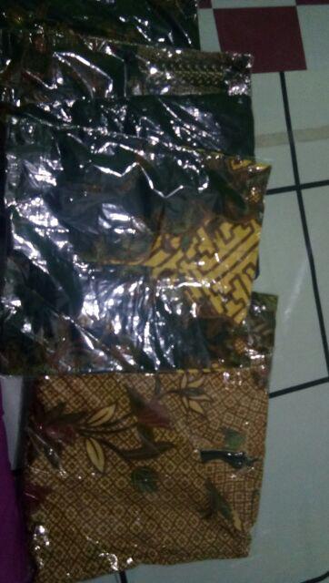 Tey-17 Batik Wanita Asj Sa Hrb026 Kenongo Kemeja Tosca Pendek