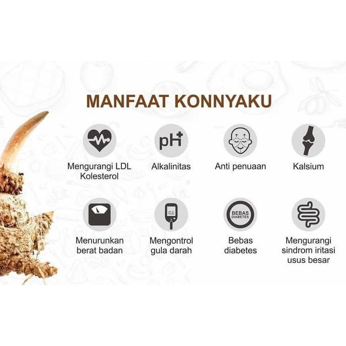 

SHIRATAKI KONNYAKU RICE - 500G / BERAS KONNYAKU