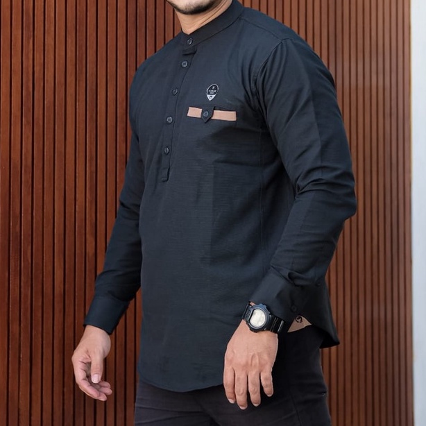 Baju Koko Lengan Panjang Manset by Ilnaf
