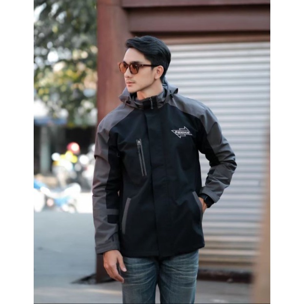 jaket pria henzogar waterproof