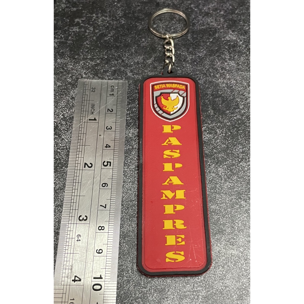 Gantungan Kunci Paspampres (Pjg Merah)| Keychain | Gantungan Kunci