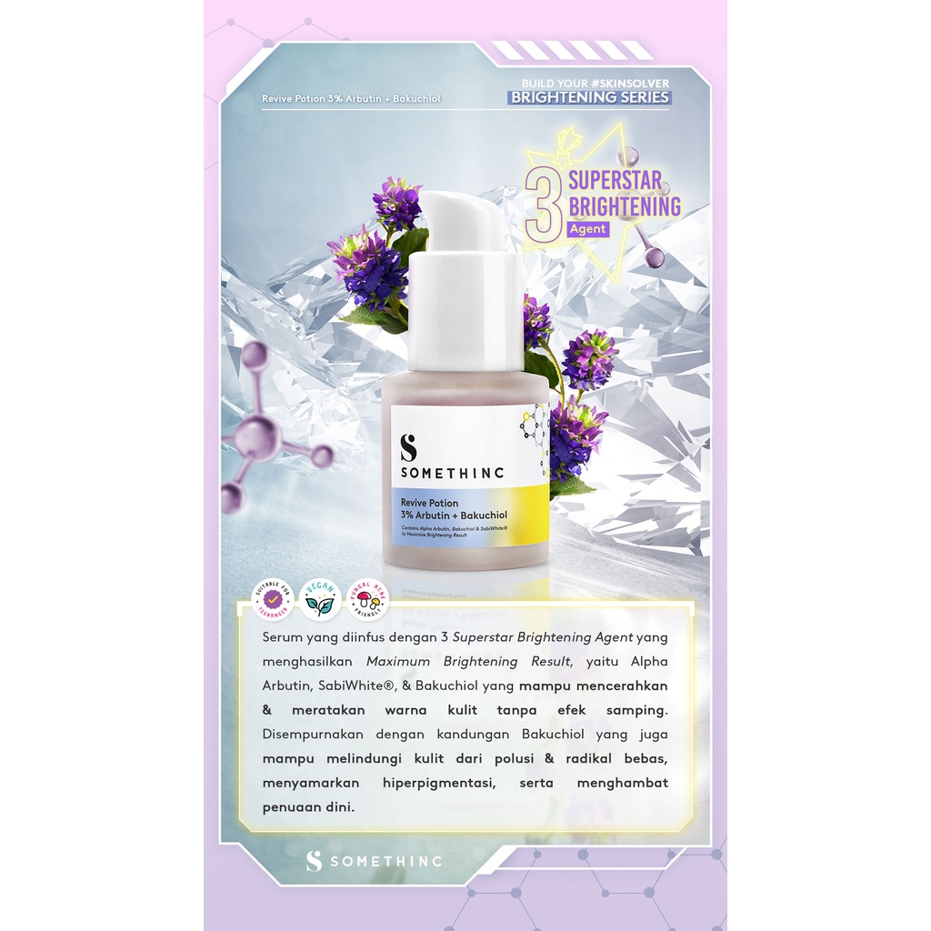 Somethinc Revive Potion 3% Arbutin + Bakuchiol