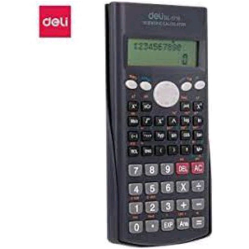 

Deli Scientific Calculator Hitam 12 Digit W1710