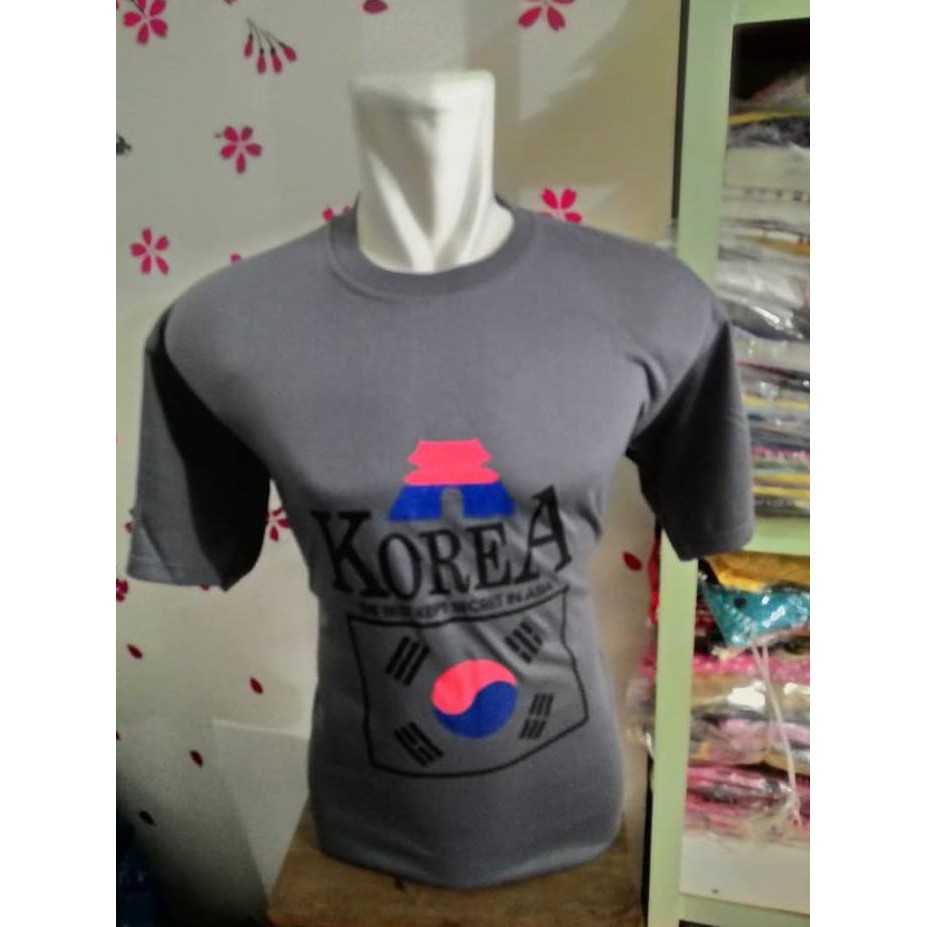 Kaos Negara - Kaos Oleh-Oleh Negara Korea Top Quality