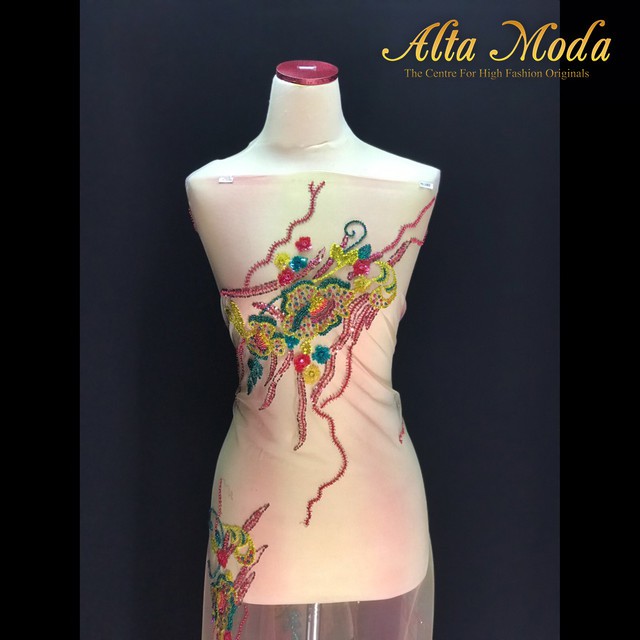 

Alta Moda Sequins Tile Bordir Beads Premium Limited - Pink (1M)