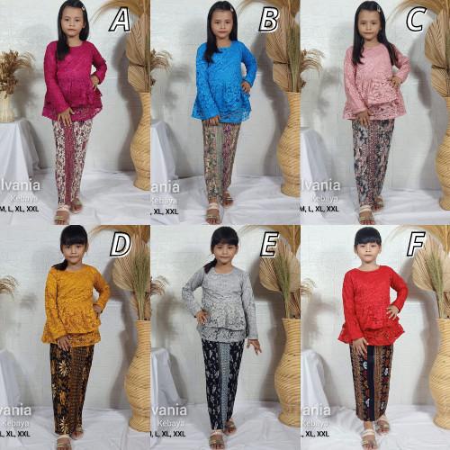 Kebaya Setelan Kebaya Anak Brokat Kebaya Kartinian Shanghai Set Rok Batik