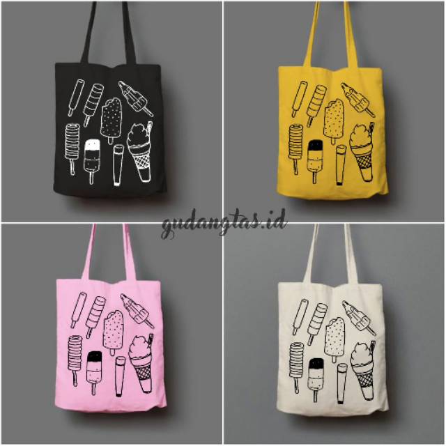 TOTEBAG KPOP / TOTE BAG KPOP / EXO / BIGBANG / BTS / GOT7 / SEVENTEEN/ IKON/ ICE CREAM