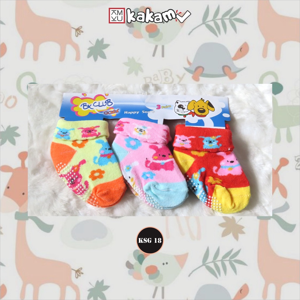 Kakamu  kaos kaki bayi 0-1 tahun isi 3 pasang