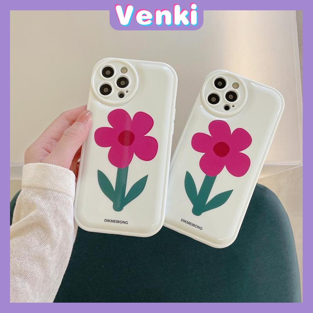 iPhone Case Silicone Soft Case Airbag Shockproof Protection Camera Flower Simple Cute Compatible For iPhone 11 Pro Max 13 Pro Max 12 Pro Max 7Plus xr XS Max