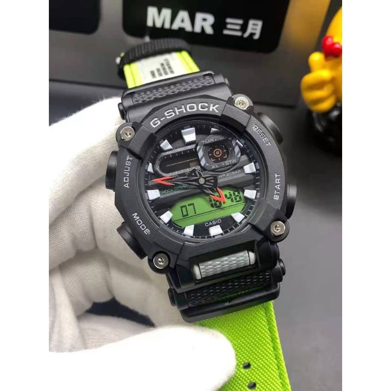 ✔️(COD)  JAM TANGAN PRIA GSHOCK GA900 TALI RUBBER &TALI KANVAS