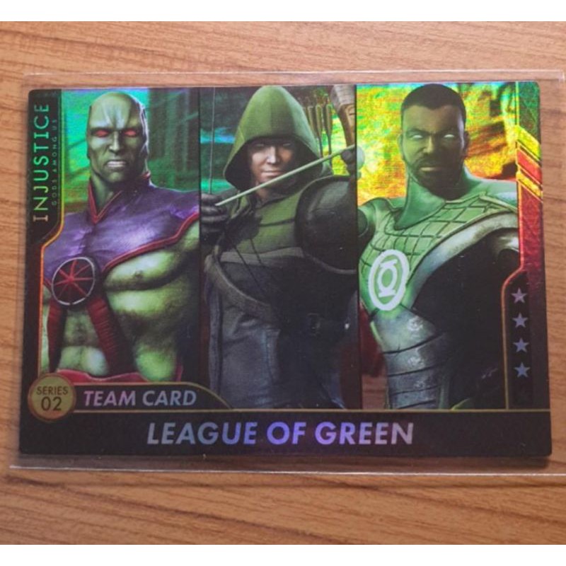 injustice league of green foil original