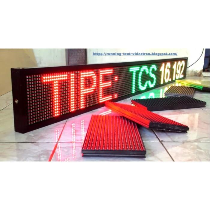 Miliki Tulisan Berjalan Running Text Led Matrix Termurah Warna Merah