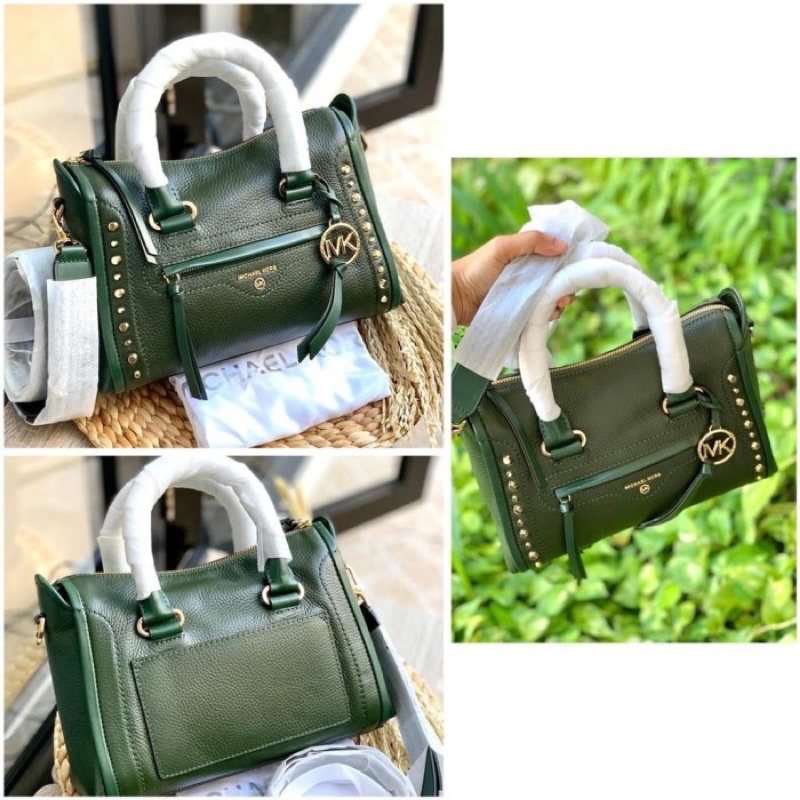 MK Carine Studded Moss Mini