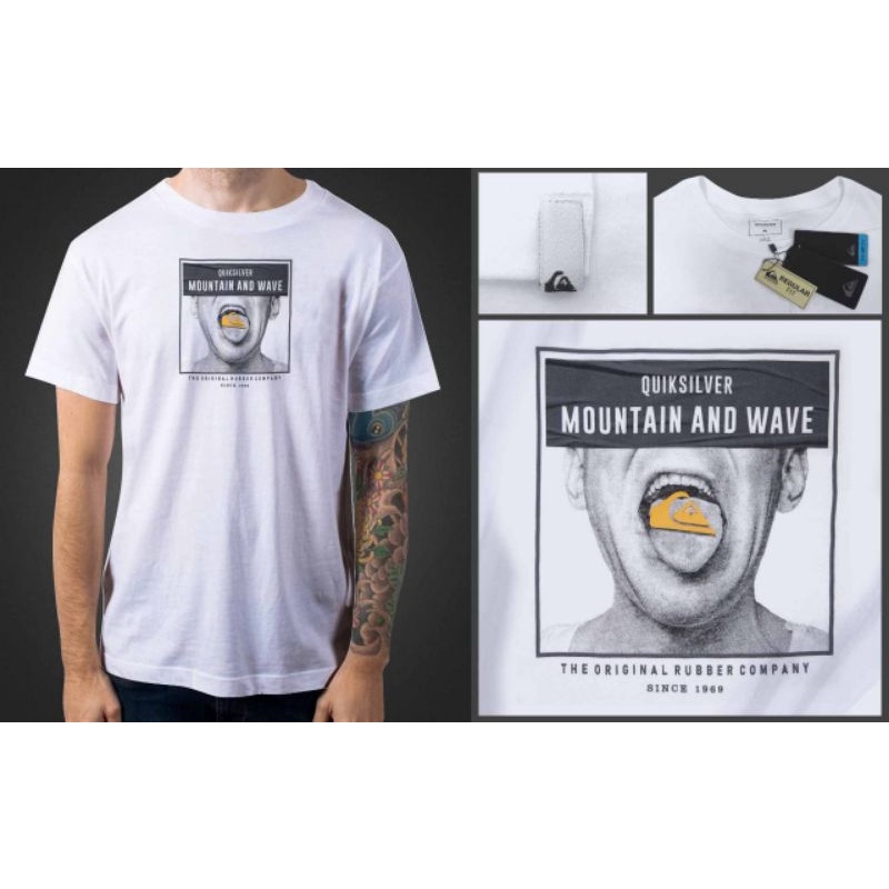 Kaos Surfing QUIKSILVER - Creepycloth | Super Premium | Cotton Combed 30s Reaktif | Kaos Unisex | Ba