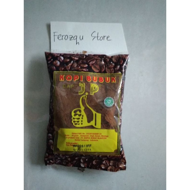 

Kopi Bubuk Cap Jempol JP Asli Lampung 45gr