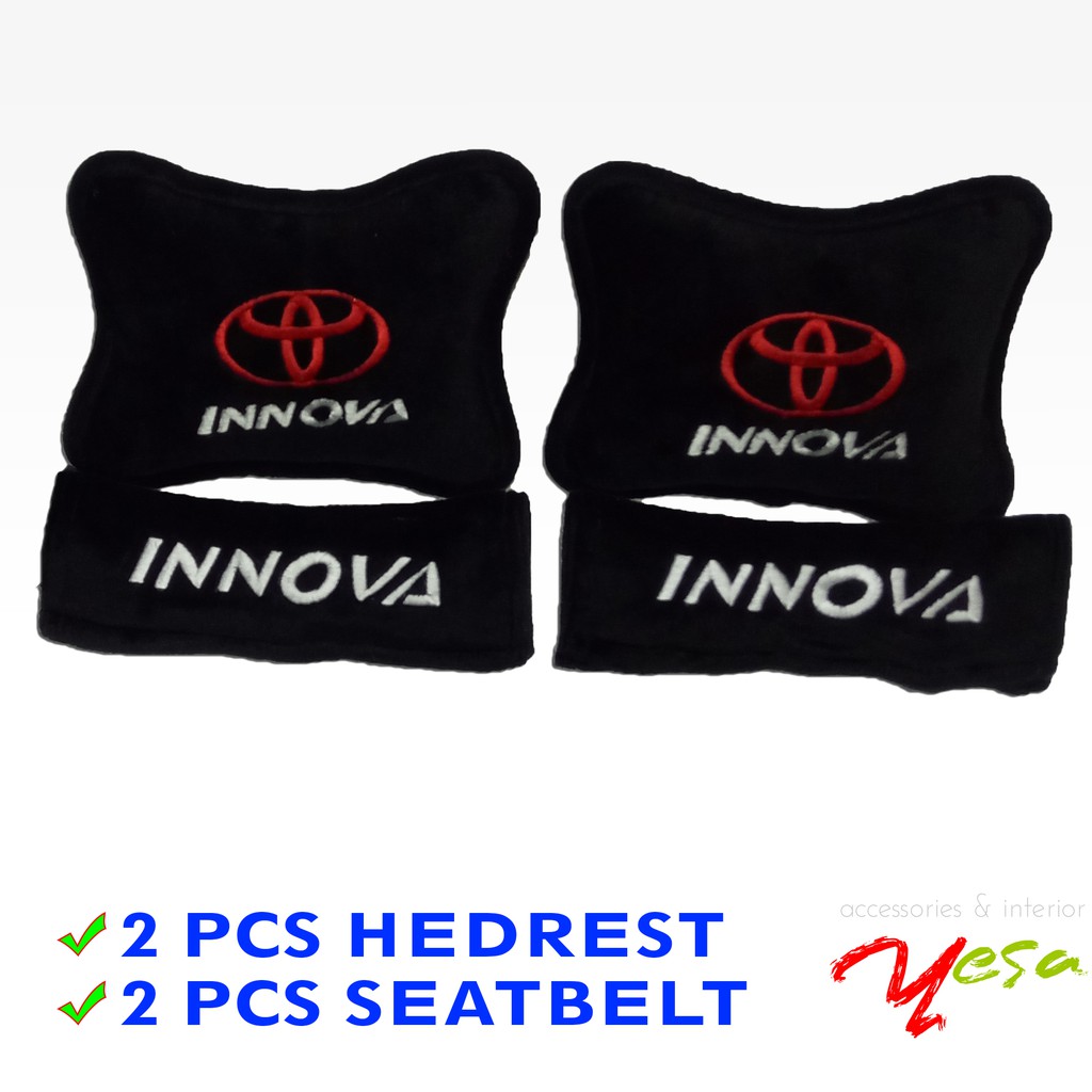 Bantal mobil Innova Headrest mobil aksesoris mobil