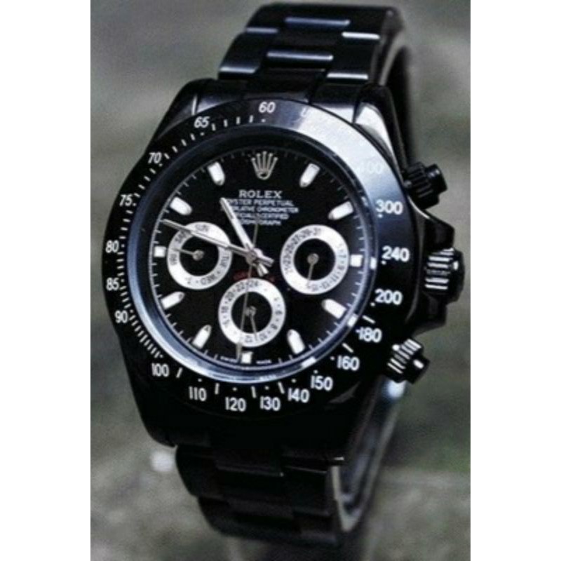 Jam Tangan Rolex Daytona Autometic Super Mewah Dan Elegan - Jam Tangan Rolex Daytona Hitam