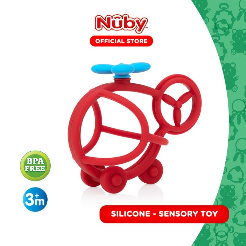 Nuby Chewy Chums Teether - mainan anak - mainan sensori